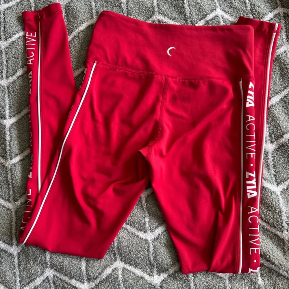 ZYIA Active logo leggings size 2 NWOT - Picture 3 of 7